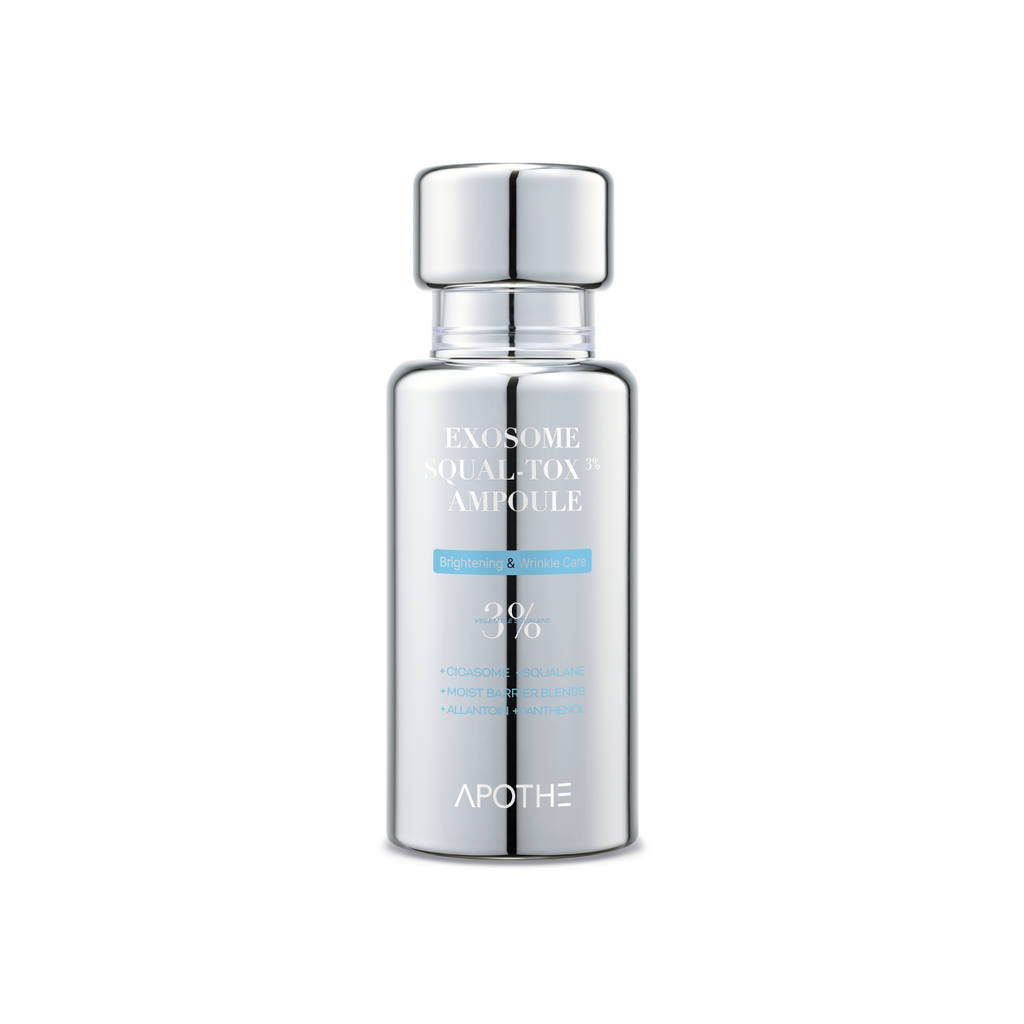 Apothe - Exosome Squal-Tox 3% Ampoule - Intensywnie Nawilżające Serum do Twarzy z Egzosomami - 30ml
