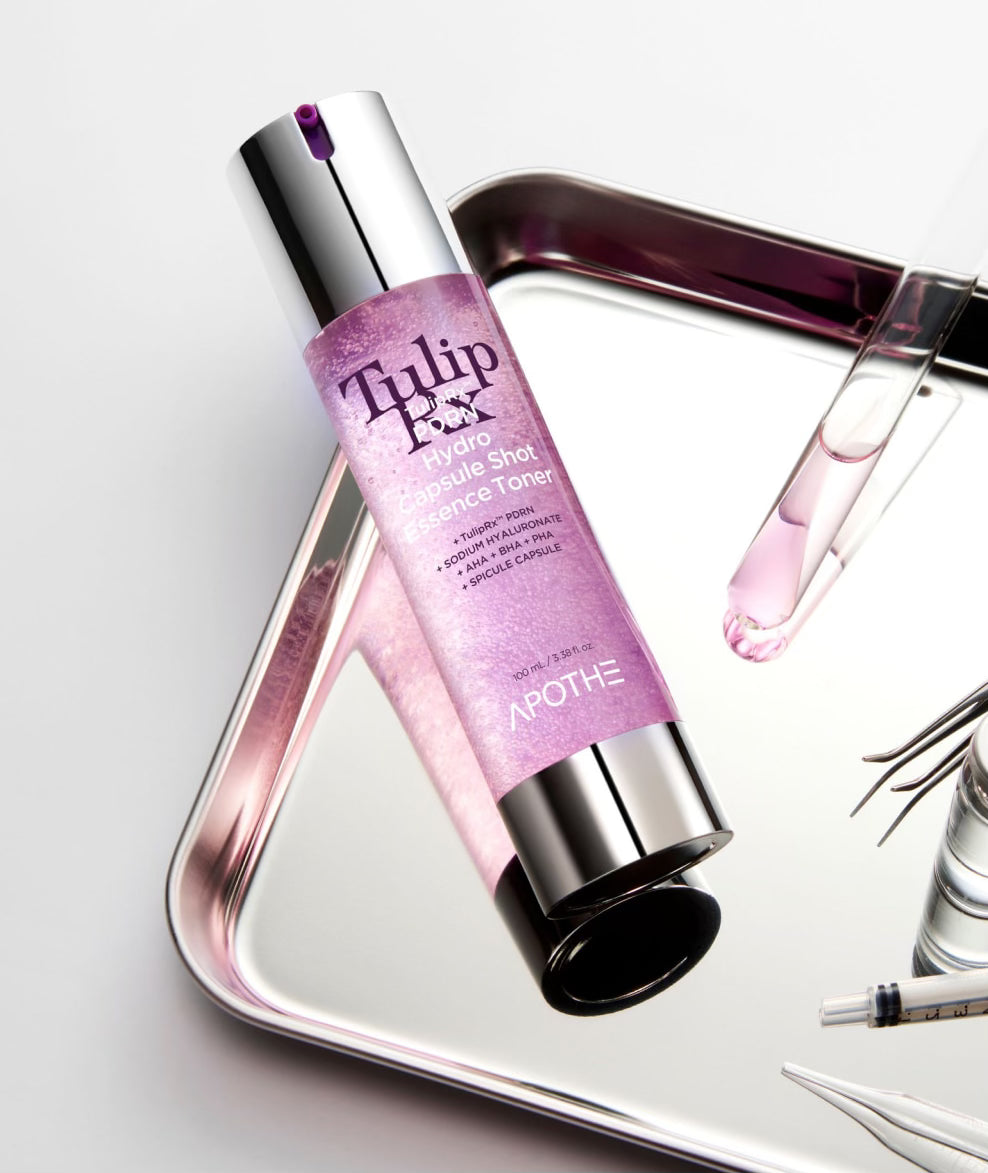 Apothe - TulipRx™ PDRN Hydro Capsule Shot Essence Toner  - Głęboko nawilżający i kondycjonujący esencja-tonik z kapsułkami PDRN – 150 ml